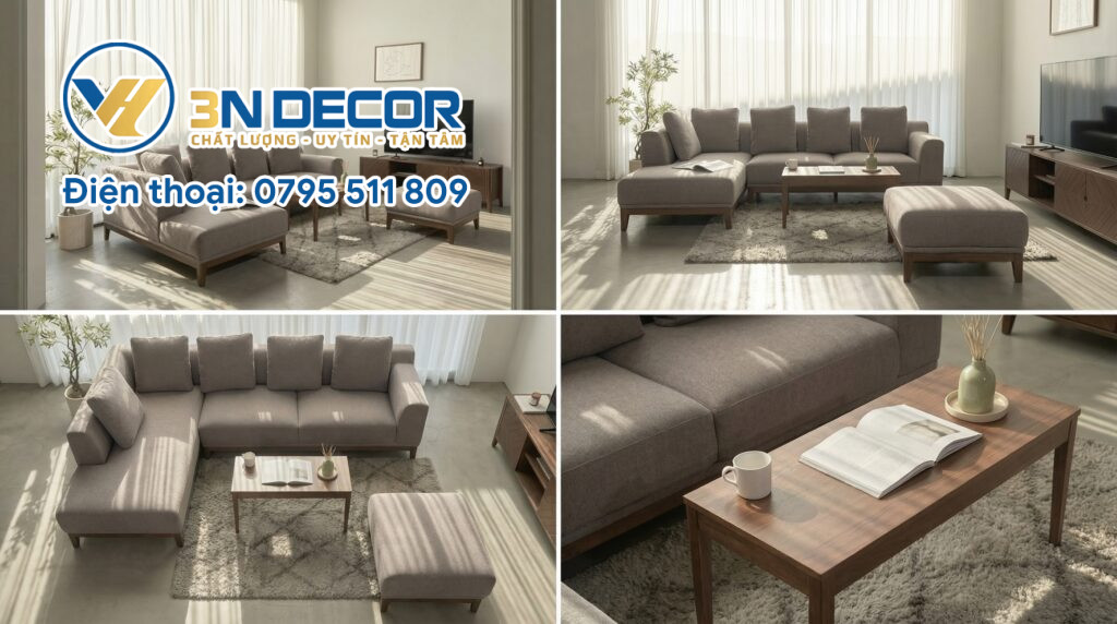 Mẫu Sofa cho Phòng Khách 15m2