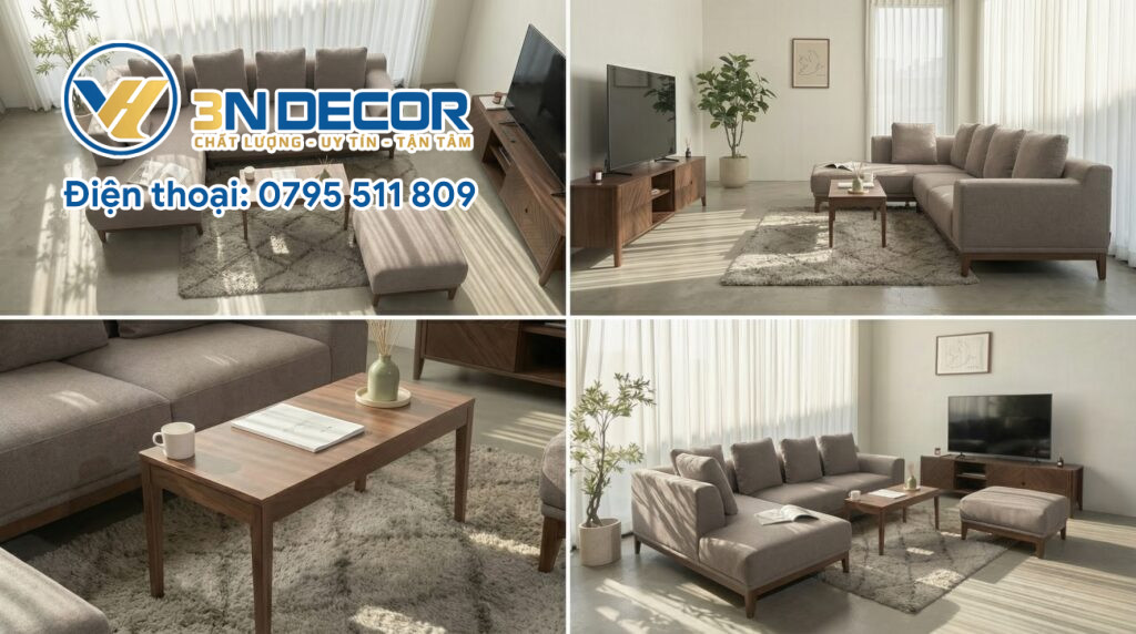 Mẫu Sofa cho Phòng Khách 15m2