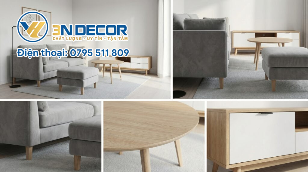 Mẫu sofa cho phòng khách 16m2