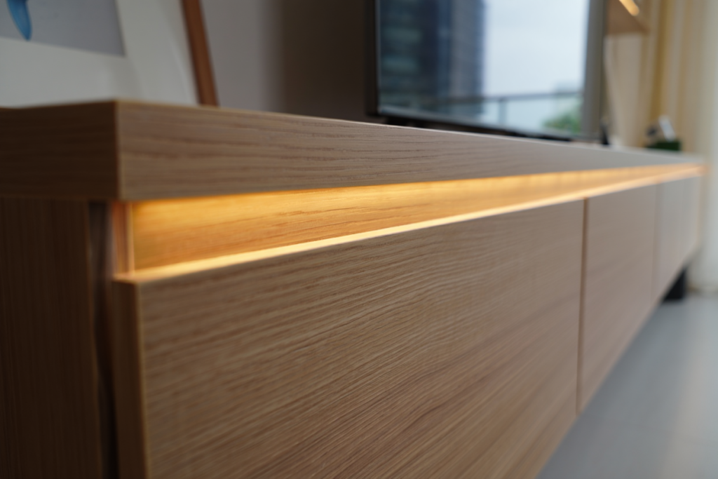 Thi Công Nội Thất Phòng Khách Gỗ An Cường Tại TPHCM