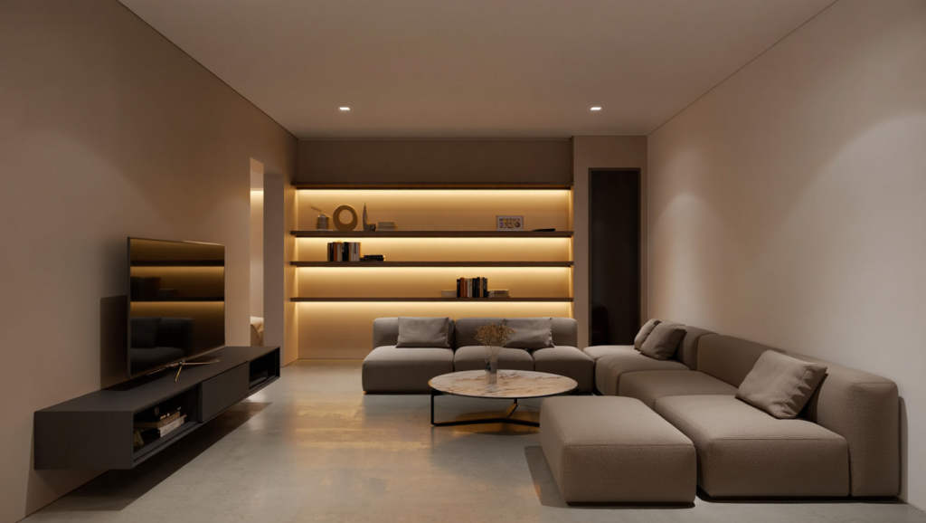 Thiết Kế Và Thi Công Nội Thất Căn Hộ 2 Phòng Ngủ Tại TPHCM