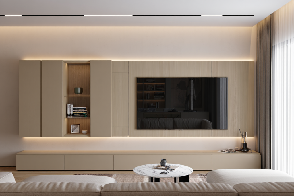 Thiết Kế Và Thi Công Nội Thất Căn Hộ 2 Phòng Ngủ Tại TPHCM